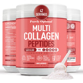 Purely Optimal Multi Collagen Powder tub for daily nourishment