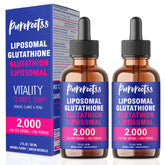 PureRootss Liposomal Glutathione bottle front view for daily antioxidant support