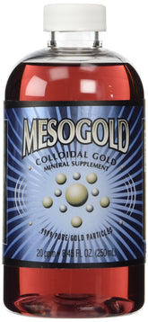 Purest Colloids MesoGold bottle for daily use with 20 ppm gold