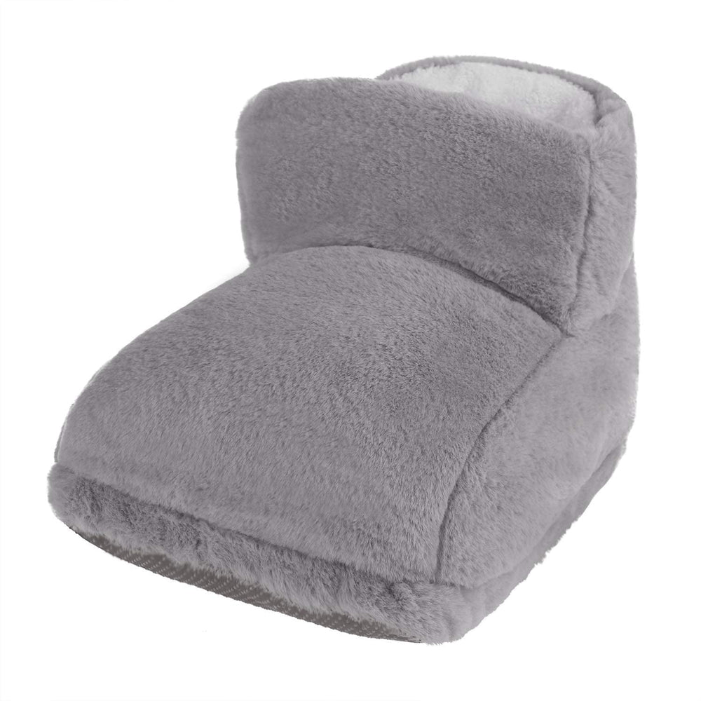 PURFUN electric foot warmer plush top view for cozy warmth
