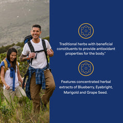 Puritan's Pride Marigold and Grapeseed extracts on label emphasize natural ingredient blend