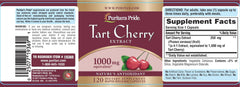 Puritan's Pride Tart Cherry Extract capsules for convenient daily supplementation