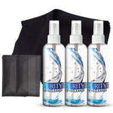 Purity Lens Cleaner spray bottle front view showing streak-free cleaning for glasses