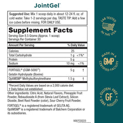 Purity Products JointGel bottle closeup highlighting smooth pouring and premium formulation.