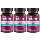 Purity Products MyBiotin ProClinical bottle open for easy daily dosing for hair and skin support.