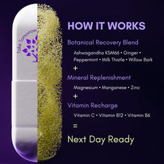 Purple Tree Next Day with Ashwagandha KSM-66 offers calm focus