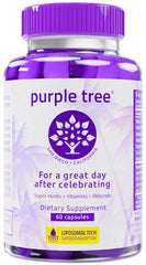 Purple Tree post-celebration capsules for balanced recovery after social events.