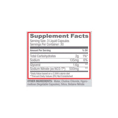 Purus Labs NOXygen capsules in glass illustrate hydration and muscle pump benefits