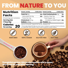 PUTRIZEN Mushroom Coffee powder in a mug for a smooth start.