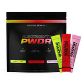 PWDRS Electrolytes front packaging for on-the-go hydration
