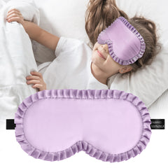 Pyopbow kids sleep mask with real Mulberry silk for gentle eye comfort.