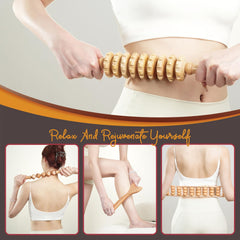 PYSEAN wooden roller stick for muscle relaxation and tension release