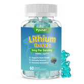 PYUNAFIT Lithium Orotate Gummies blueberry bottle for convenient daily balance and mood support.