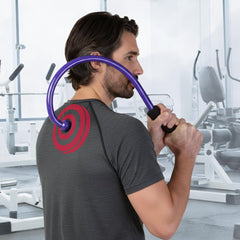 Q-Flex flexible core extended reach for larger muscle groups.