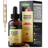 Q'ankyaq Thyroid Support Liquid bottle, daily wellness focus for balanced thyroid.