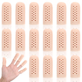 QfwdfcTrenz gel finger cots with air holes for breathable protection.