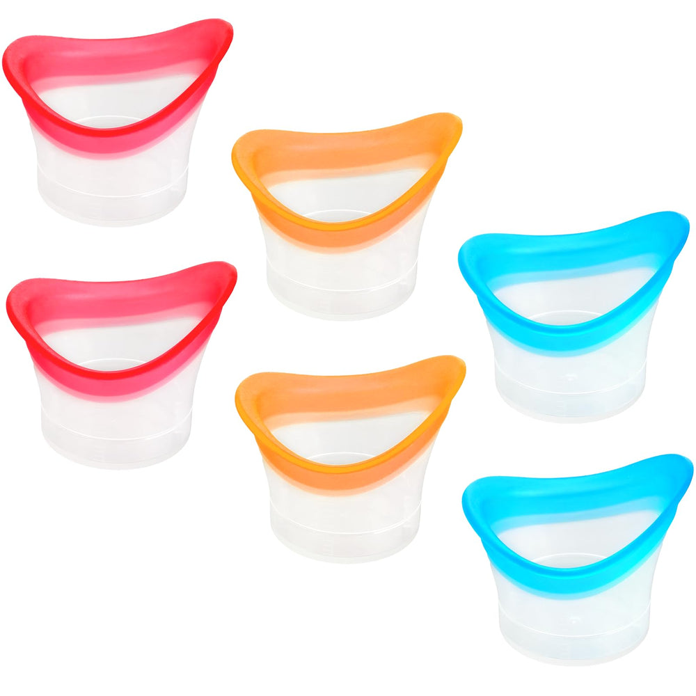 Qianyu eye wash cups pink pack for gentle daily cleansing