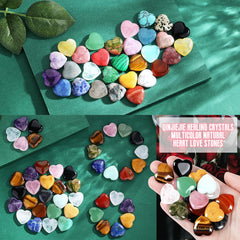 QINJIEJIE yellow aventurine heart palm stone supports optimism and intention in focused work