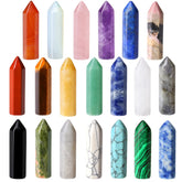 QINJIEJIE healing crystals wands for portable chakra balancing and meditation.