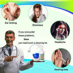 QISXROVY ear irrigation syringe for gentle, controlled cleaning