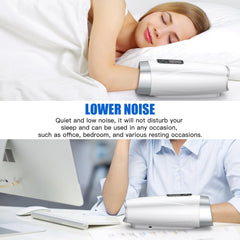 QMKGEC hand massager operates quietly to minimize distraction