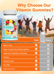 Close-up of QRFWTX bottle highlighting vegan, gluten-free formula.