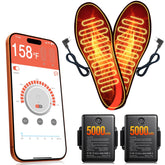 qsvgms heated insoles with external battery design for lightweight all-day warmth.