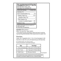 Quality Choice Non-Thickening Fiber dissolves smoothly in liquids