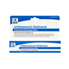 Quality Choice ungüento Ichthammol 20% frasco para irritaciones leves de la piel.