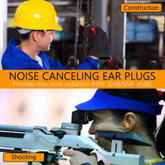 Quality Plugs by Rips packaging shows 32 dB noise reduction for loud environments