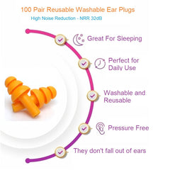Quality Plugs by Rips ear plugs being inserted for easy, comfortable wear.