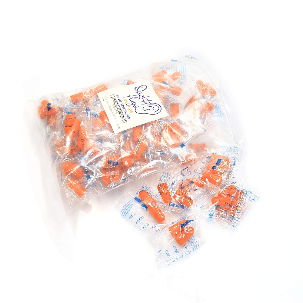 Quality Plugs by Rips tapones de espuma, empaque de 50 pares para dormir.