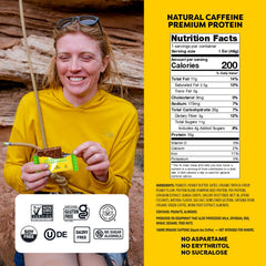 Quantum Energy Square bar in hand provides a protein-packed snack on the go.