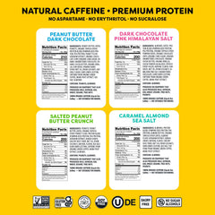 Quantum Energy Squares chocolate chip bar with rich taste and plant protein.