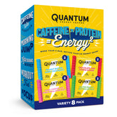 Quantum Energy Squares variety 8-pack for on-the-go sustained energy.