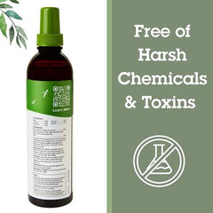 Quantum Health Buzz Away Extreme spray being applied to skin