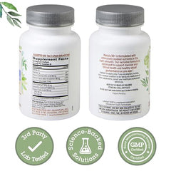 Quantum Macula 30+ softgels close-up with blue coating for easy ingestion