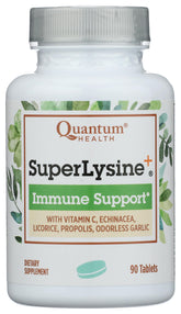 Quantum Super Lysine Tablet front view, daily supplement for easy use.