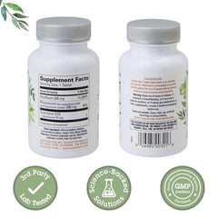 Quantum MigShield bottle label highlighting riboflavin and CoQ10 for energy support