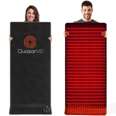 QuasarMD infrared mat full-body layout for comprehensive wellness and recovery potential.