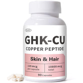 QUBIT GHK-Cu copper peptide supplement bottle for daily skincare routine