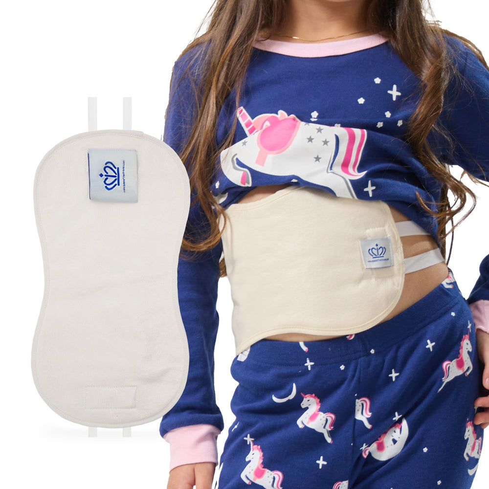QUEEN OF THE THRONES Castor Oil Pack for Kids with inner flannel provides soft skin comfort.
