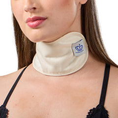 Queen of the Thrones Castor Oil Pack for Thyroid with soft cotton flannel inner for comfortable neck wear