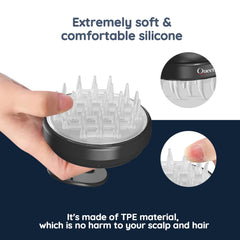 Queenwill Hair Massager in shower promoting convenient cleansing and relaxation during routine