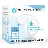 QuickChange wrap pack for men, discreet and daily-use option.
