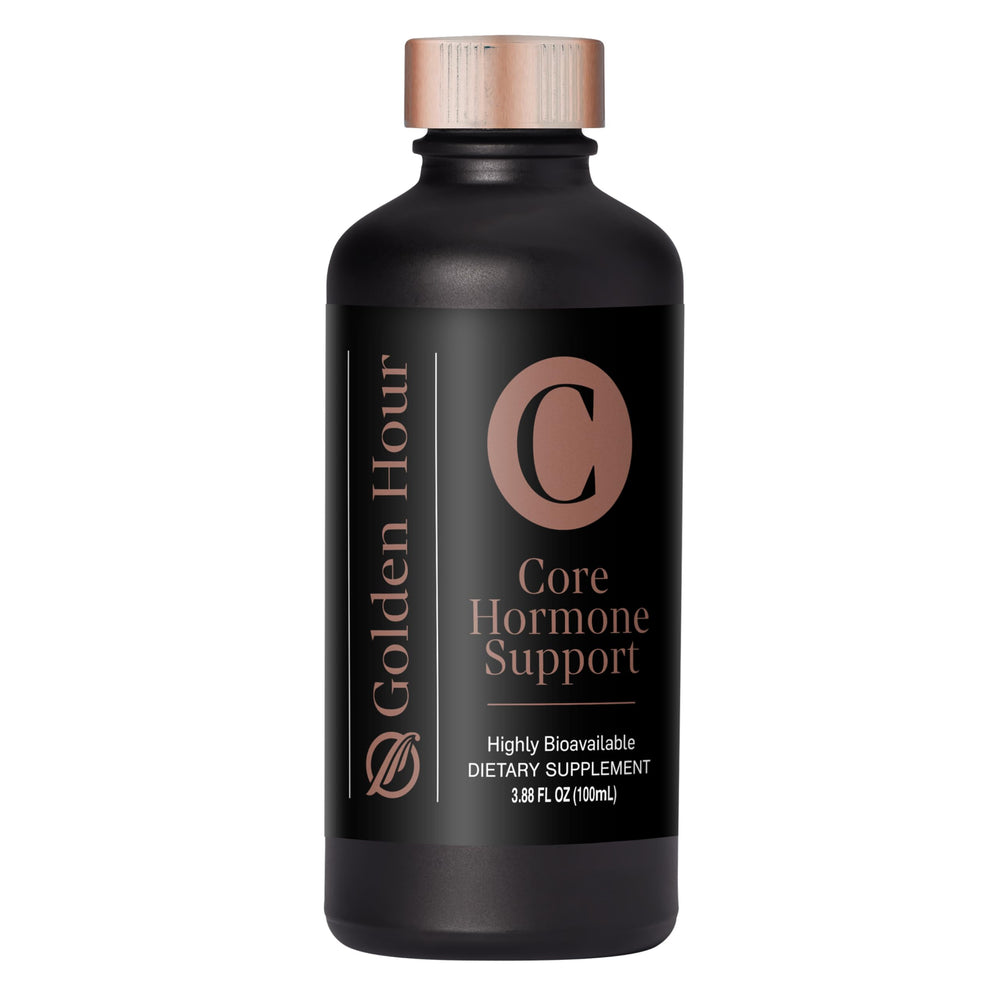 Quicksilver Core Hormone Support bottle for daily balance and energy.