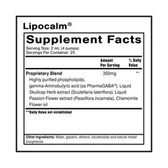 Quicksilver Lipocalm dispersion shows fine liposome delivery to support relaxation.