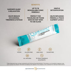Quicksilver Quintessential alpine spring water dilution adds natural mineral intake