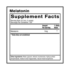 Close-up of the melatonin pump showing fast tongue absorption.