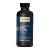 Quicksilver Scientific Liposomal Ultra Vitamin bottle pour highlighting rapid absorption for daily vitality.